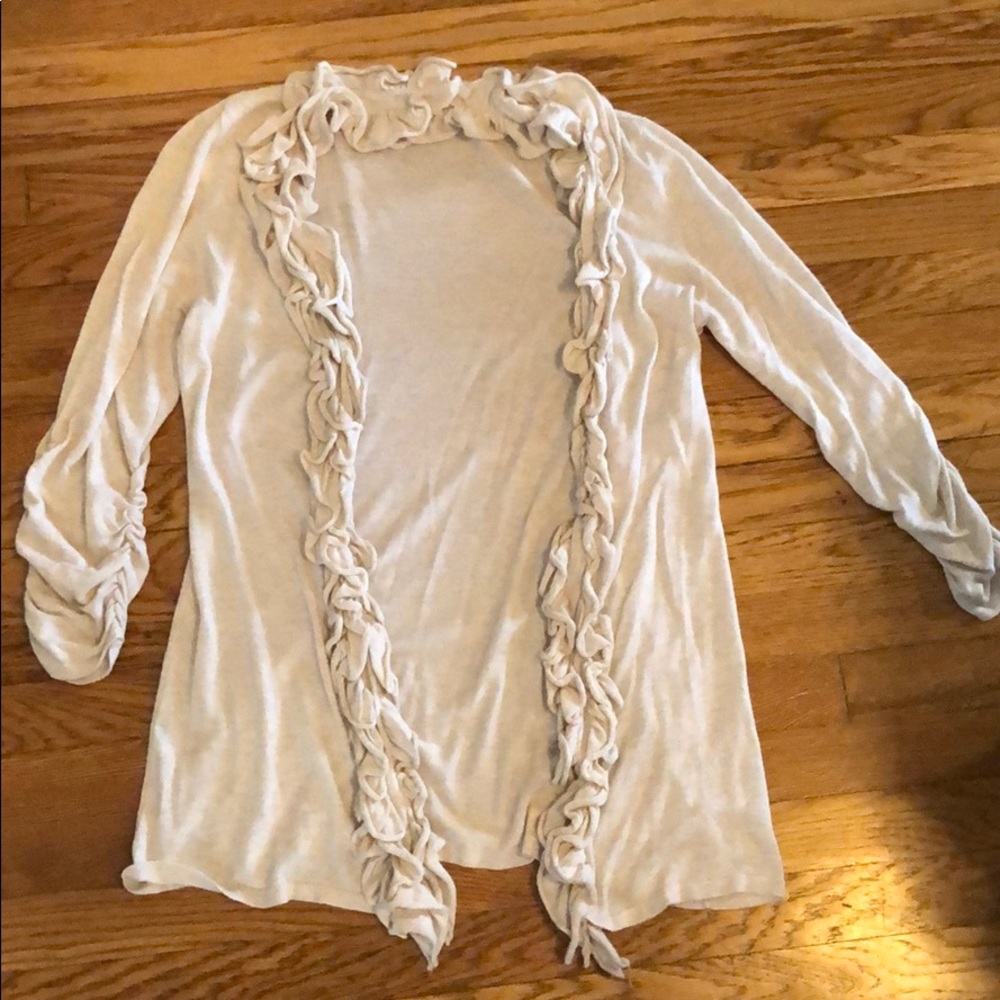 Ruffle Cardigan
